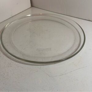Vintage Pyrex 212 clear glass round pizza pie‎ plate